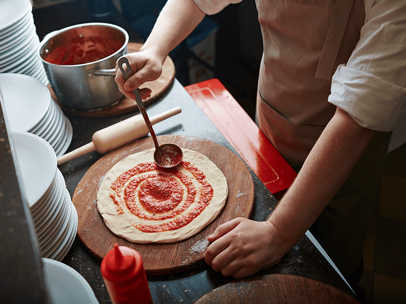 Pizza making workshop